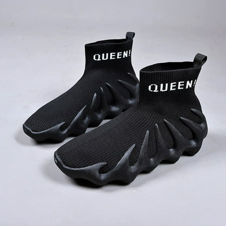 

Women‘s Knit Thick-soled Chunky Sneakers Lightweight Mesh Slip-On Socks Shoes Casual & Stylish Shoes Women‘s Footwear
