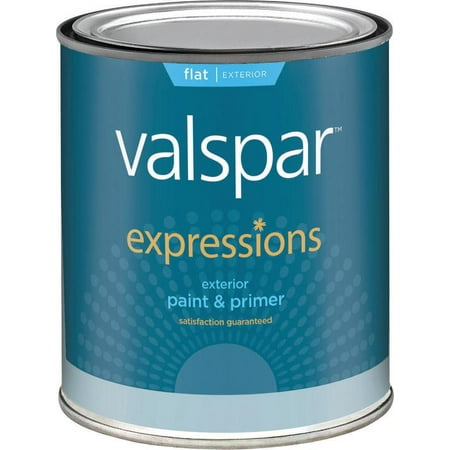 Valspar 17102 Exterior Paint, 1 qt Container, Pastel Base