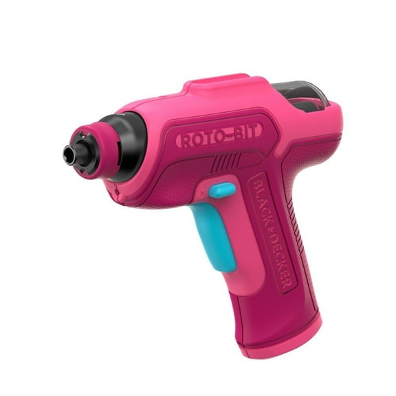 BLACK DECKER 4V MAX* Rotobit Screwdriver (Pink & Pink), BDCS50CPP