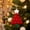 225#Red, variant on Christmas Tree Ornaments Star Xmas Hanging Decorations Cute Mini Ball Pendants, Polyester Ornament with Hanging Cord, Holiday Window Home Wreath Decor Gift Display
