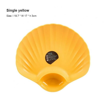 

Tableware Shell Bone Spitting Dish For Sushi Breakfast Dried Fruit Dessert Kitchen Food Sauce Dish Shell Shaped Creative