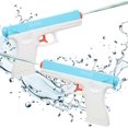 thumbnail image 1 of Pistola de agua, pistolas de agua para niños y adultos, paquete de 2 pistolas de agua, juguetes de agua para remojo, juguetes acuáticos de verano para playa, piscina y exteriores para niños y niñas., 1 of 5