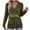 Army Green, variant on Raeneomay Women‘s Casual Fashion Printing V-neck Fall/Winter Long Sleeve Blouses Shirts Top