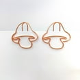 thumbnail image 2 of KAKOWELY 20pcs Cute Mushroom Paper Clips Multi-use Paper Clips File Clips Office Document Paper Clips,1.18X"X1.18"X0.08", 2 of 5