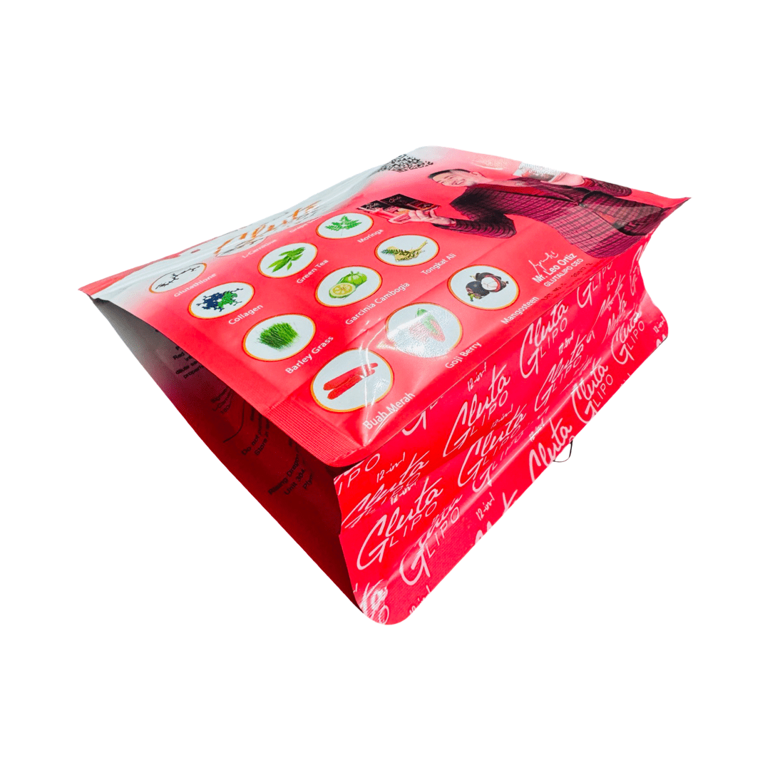 Gluta Lipo 12 in 1 Glutalipo Gold Series Red Iced Tea, 10 Sachets