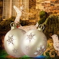thumbnail image 3 of Bola de Navidad 60cm Inflable PVC Resplandor Inflable (Estilo R), 3 of 6