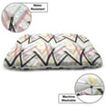 thumbnail image 3 of Abstract Pet Bed, Rhythmic Lines Grid Triangles Postmodern Memphis Style Print on Plain Background, Resistant Pad for Dogs and Cats Cushion with Removable Cover, 24" x 39", Multicolor, by Ambesonne, 3 of 4