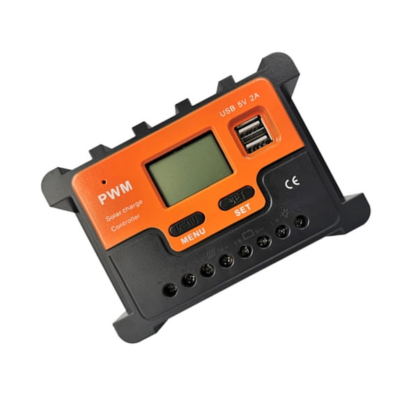 Methold Controlador de carga solar 24V Ecualizador Regulador de control de Pantalla LCD inteligente Director Controladores de potencia Electrónica miscelánea 12V24V60A