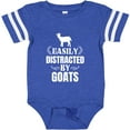 thumbnail image 3 of Inktastic Easily Distracted by Goats Boys or Girls Baby Bodysuit, 3 of 5