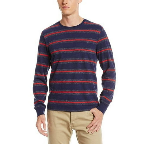 JACK SPADE Lewis STRIPED Crewneck SHIRT Peacoat P2RU1389 ( XS )