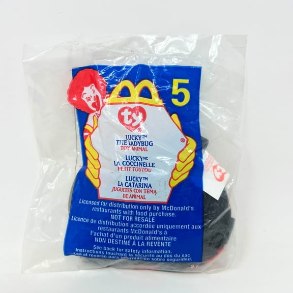 2000 McDonalds Happy Meal Toy Lucky The Lady Bug Toy Animal