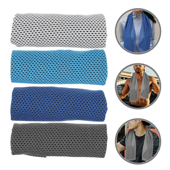 Raindrops Fast Drying Towel Cooling Towel Microfiber 4Pcs