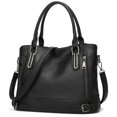 thumbnail image 1 of Bolso de mano de cuero para mujer, estilo vintage, suave, para el hombro, 1 of 6