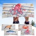 thumbnail image 1 of Fiudx Toalla de Playa de Microfibra, Ligera y Resistente a La Arena, de Secado Rápido, Ideal para Viajes, Ideal para Playa y Piscina, con Estampados Coloridos, 76 X 152 Cm., 1 of 4