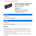 thumbnail image 2 of HVAC Control Module - Compatible with 2002 - 2009 Chevy Trailblazer 2003 2004 2005 2006 2007 2008, 2 of 2