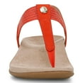 thumbnail image 3 of Vionic Brea Women's Sandals Cherry Tomato Nubuck Size 8.5 M, 3 of 10