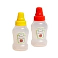 thumbnail image 6 of deevoka 2xSalad Dressing Honey Bottles Storage Empty Refillable Ketchup Bottle Leakproof Mini Ketchup Bottles Containers Bottle for BBQ Outdoor , ketchup and salad, 2 Pcs, 6 of 9