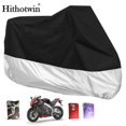 thumbnail image 3 of 190t Black Blue Design Waterproof Motorcycle Covers Motors Dust Rain Snow Uv Protector Cover Indoor Outdoor M L Xl Xxl Xxxl 4xl, 3 of 5