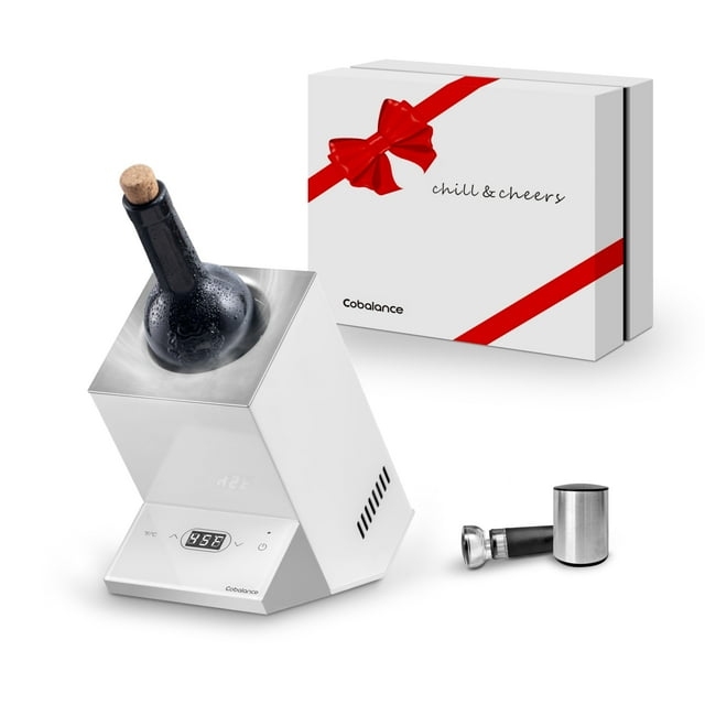 Enfriador eléctrico Wine Chiller Cobalance de una sola botella