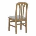 thumbnail image 4 of Linon Pamela Dining Chair - Natural, 4 of 8
