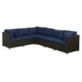 thumbnail image 1 of Innesbrook Collection 6-Piece Aluminum Patio Conversation Set with Navy Cushions, 1 of 2