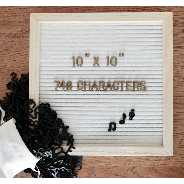 WZLL.SLSP Felt Letter Message Board 340 Letters,Letter Board Sign With  Stand, 10X10 Inch for Baby & Pregnancy Announcement Sign,for Party Home  Decor - Yahoo Shopping
