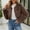 Khaki, variant on Women Gilet Long Sleeve Coat Body Warmer Furry Jacket Coat Outerwear Women Long down Coat with Hood Womens Ski Jacket Long Insulated Womens Coat Denim Anorak Jacket Women Fall Jacket Juniors Zip up No