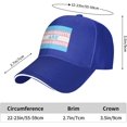 thumbnail image 3 of Trans Rights are Human Rights LGBT Baseball Cap Men Ponytail Hat Women Dad Hat Sun Hat Adjustable Trucker Hat Black, 3 of 8