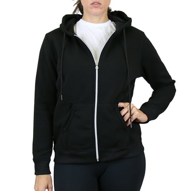 GBH Women's Fleece-Lined Zip Hoodie (S-3XL) - Walmart.com
