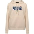 thumbnail image 2 of Women's Levelwear Khaki Nashville Predators Festive Holiday Adorn Hoodie, 2 of 3