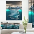 thumbnail image 3 of Designart 'Large Iceberg in Sea ' Seascape Photography Canvas Art Print, 3 of 3
