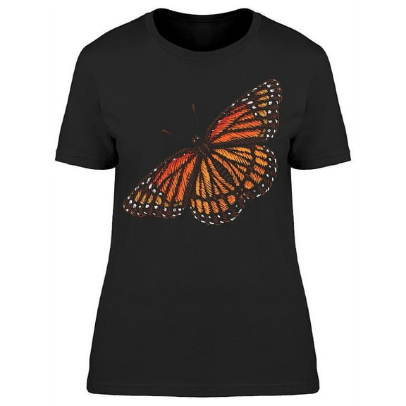 Print Of Cute Butterfly T-Shirt Women -Image by Shutterstock, Female Medium
