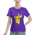thumbnail image 1 of T-Shirt Basique à Manches Courtes pour Femmes Pikachu, 1 of 6