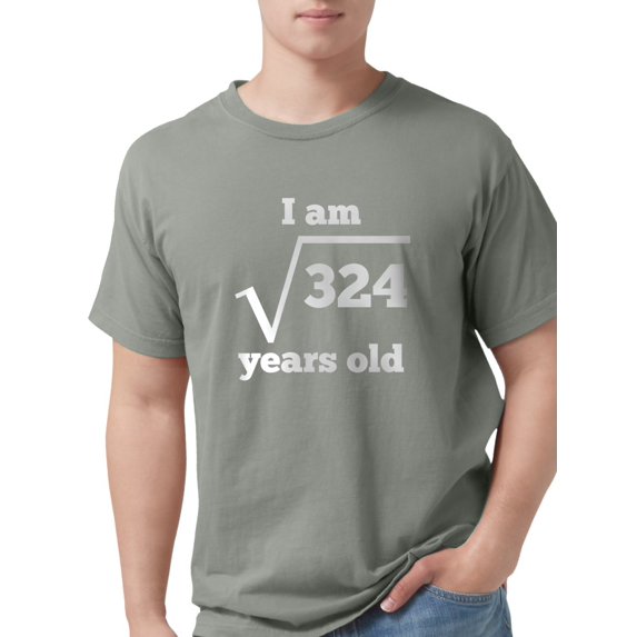 CafePress - 18Th Birthday Square Root T Shirt - Mens Comfort Colors® Shirt
