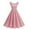 Pink, variant on EINCcm Women's Square Sleeveless Swing Vintage 1950s Cocktail Dress Cotton Retro Elegant Mini Dress for Party