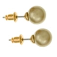 thumbnail image 7 of JH Designs 818-TRIO-COC-CLIP Glass Pearl Jewelry Set, Cocoa - 3 Piece, 7 of 7