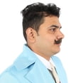 thumbnail image 5 of Men's Small Imperial Synthetic Hair Mustache | Multiple Color Options | HPO, 5 of 7