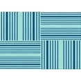 thumbnail image 1 of Ahgly Company Machine Washable Indoor Rectangle Transitional Bright Navy Blue Area Rugs, 7' x 9', 1 of 7