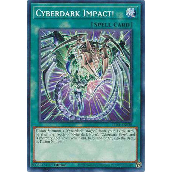 YuGiOh Legendary Duelists: Season 1 Common Cyberdark Impact! LDS1-EN038