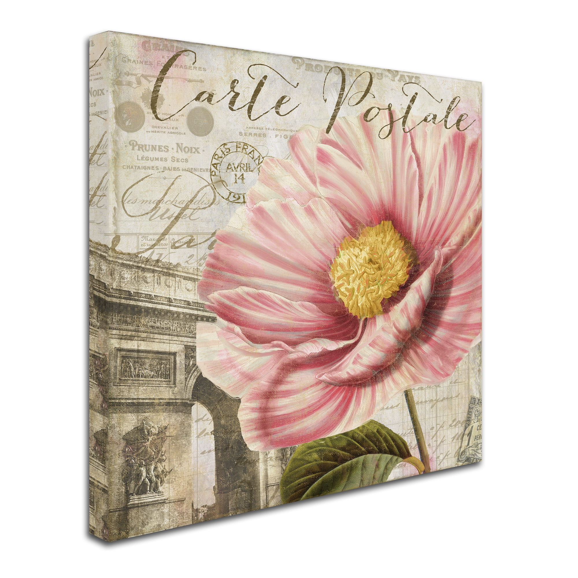 Trademark Fine Art "Bonjour Two" Canvas Art by Color Bakery