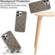 thumbnail image 4 of Designer Luxury Iphone 13 Pro Max Case For Women, Classic Style Pu Leather Cover Slim Fit Ultra Phone Case Compatible With Iphone 13 Pro Max 6.7 Inc, 4 of 5