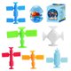 thumbnail image 1 of Fidget Sucker Toy Montessori Sensorial Toys Ventosa Succión Baño Educativos Con Almacenamiento Cáscara para Niñas 3 4 5 6 Años, 1 of 9