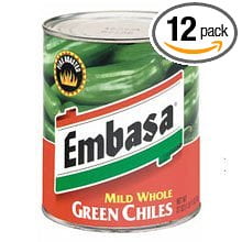 - 12 PACKS : Embasa Diced Green Chiles Mild