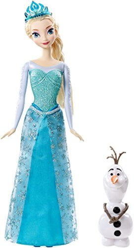Disney Frozen Sparkle Princess Elsa and Olaf Doll Kuwait Ubuy