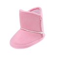 thumbnail image 5 of URMAGIC 0-18M Newborn Baby Cute Boots Winter Infant Soft Sole Anti-Slip Shoes Toddler Solid Snow Warm Boots, 5 of 6