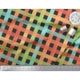 thumbnail image 3 of Soimoi Black Cotton Duck Fabric Check Check Fabric Prints By Yard 42 Inch Wide, 3 of 3