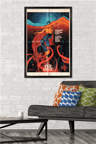 Netflix Stranger Things: Season 4 - The Dive Wall Poster, 22.375" x 34" Framed