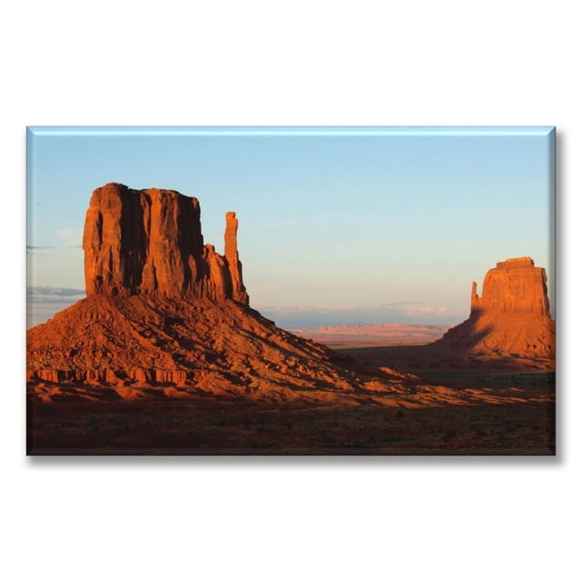 Cuadro Canva Listo Para Colgar Pixtreats Tipo Galería Acantilado Arco Rojo 60X90 cm