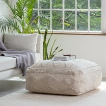 Anji Mountain Cotton Square Poufs