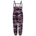 thumbnail image 3 of Jinhomg Baby Summer Jumpsuit Toddler Girls Baggy Comfy Spaghetti Straps Overalls 2025 Trendy Camouflage Print Bib Pants with Pockets Sales Today Pink 5 Years, 3 of 6
